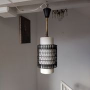 Suspension lampe scandinave métal ajouré