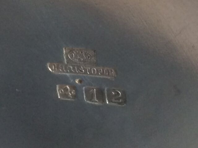 Christofle Art Deco silver metal milk pot