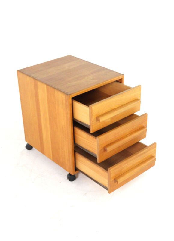 Danish chest of drawers - on wheels - mid century modern design