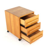 Danish chest of drawers - on wheels - mid century modern design