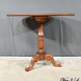 Oval Pedestal Table with Mahogany System, Louis Philippe period – 1st part 19th century