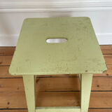 Wooden workshop stool