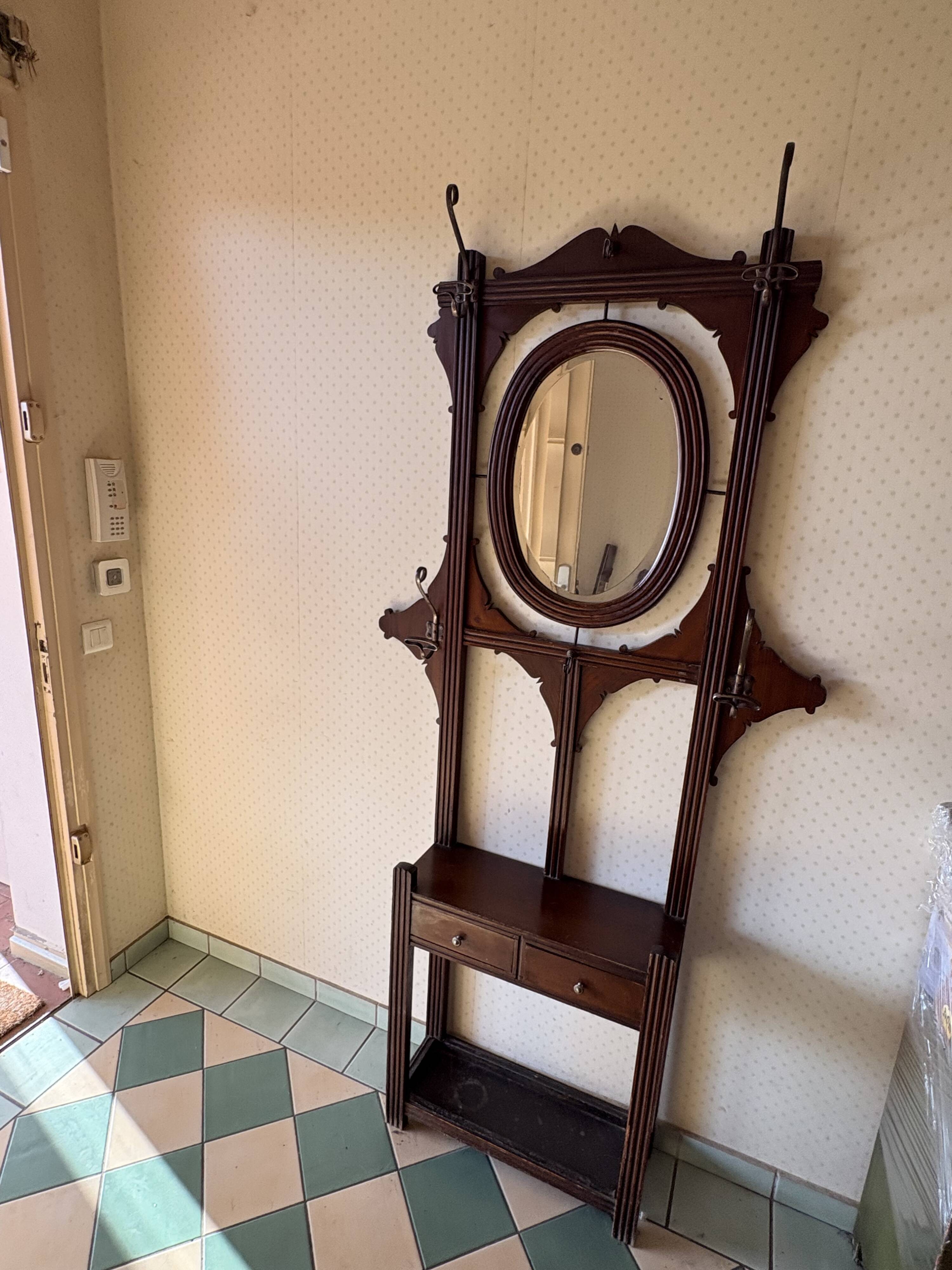 Coat rack from the 1930s