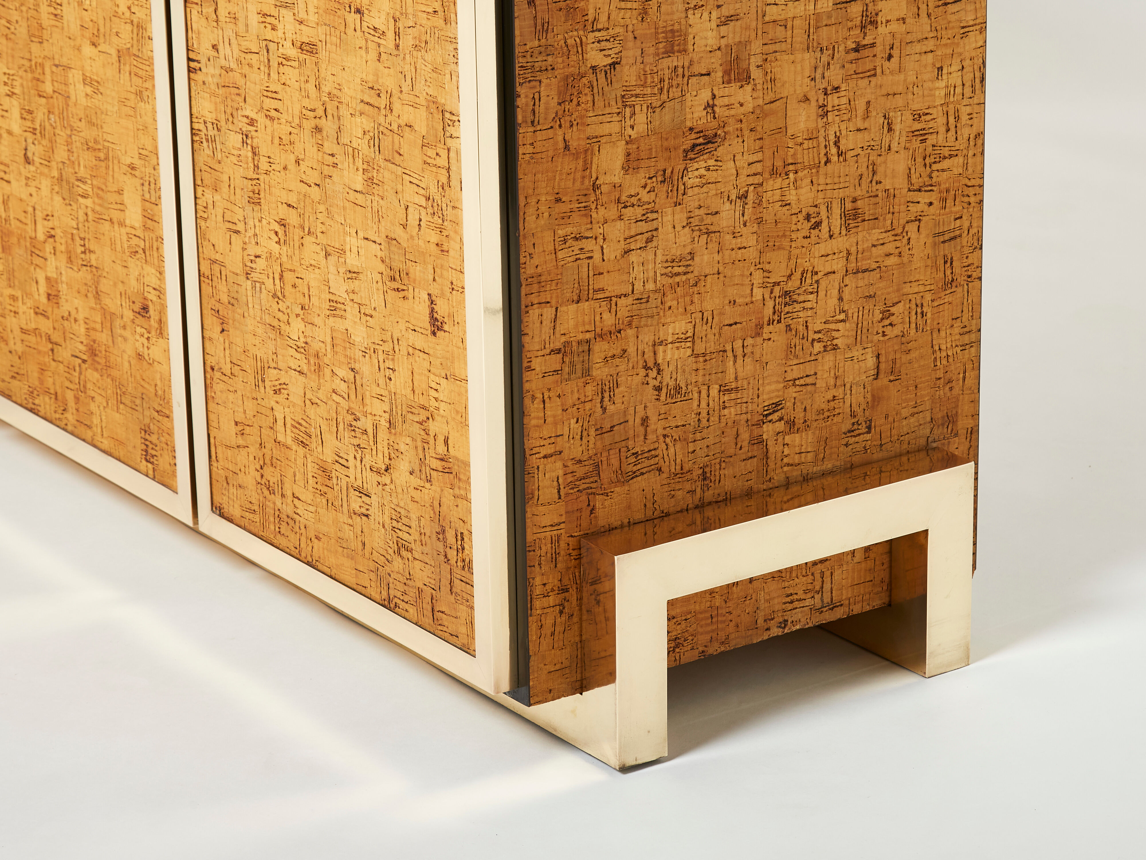 Italian cork and brass sideboard 1770s
