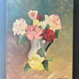 Oil on canvas signed Thérèse Thelu