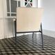 Vintage skai heater chair