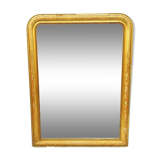 Mirror Louis Philippe 1900 gilded wood 135x 110 cm