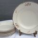 Set 8 plates and dish Villeroy & Boch Mettlach tulips 1940