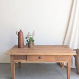 Farmhouse coffee table with drawer