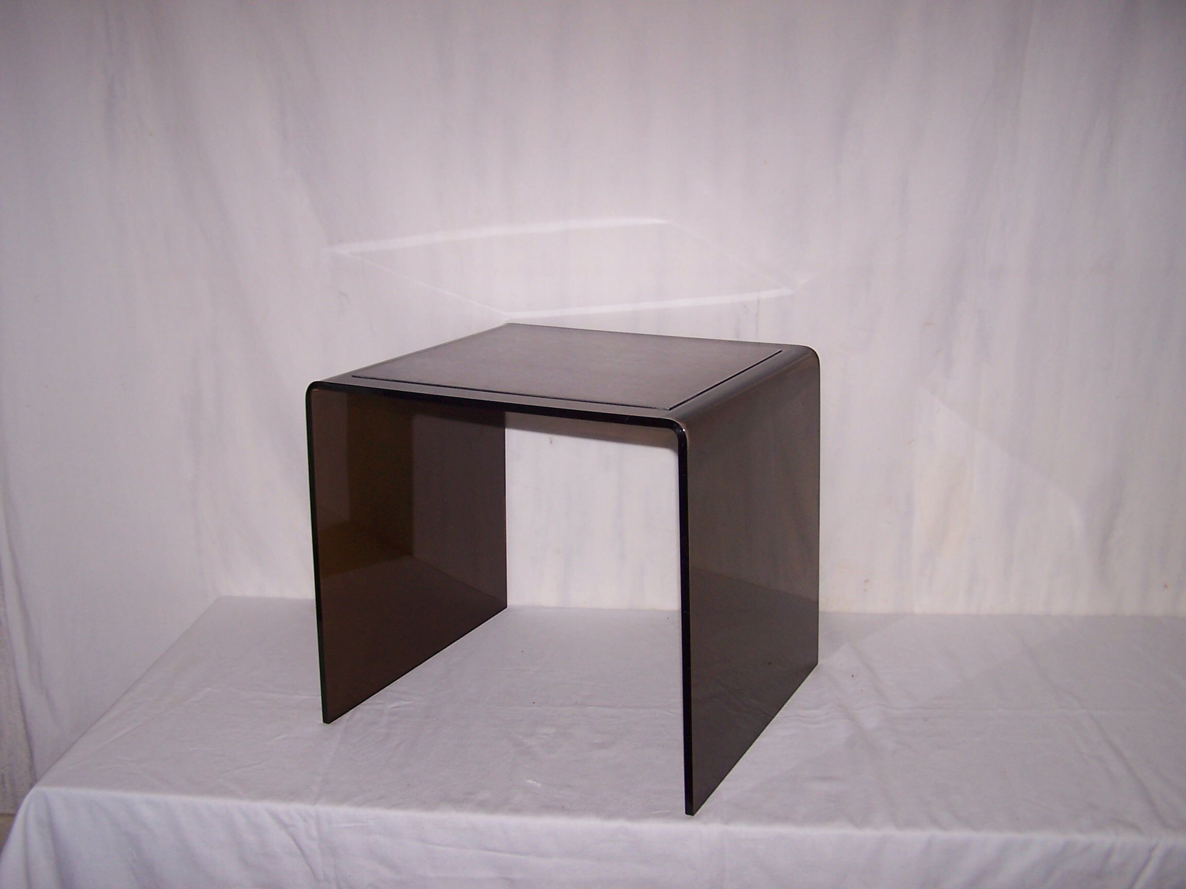 Plexiglas bedside side table - Michel Dumas - 60s - 70s