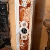 Carrara marble fireplace with 18th century incrustations