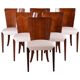 Art Deco Chairs attributed to J. Halabala for Up Závody, Czech, 1940s, Set of 6