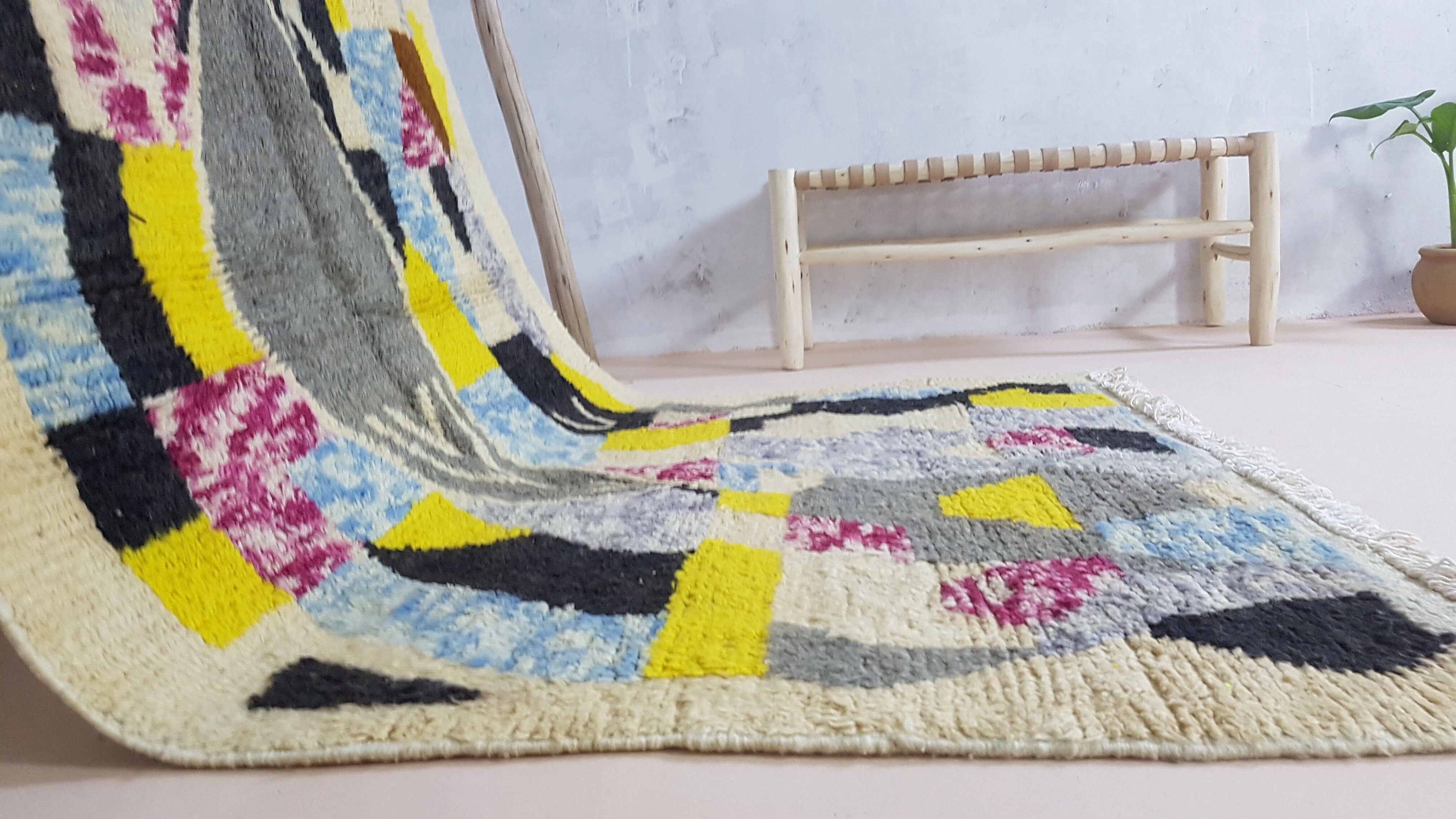 Handmade Azilal rug, 255 x 140 cm