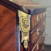 Louis XV Notary Secretary Cabinet in Veneer, Stamped by Nicolas Pet