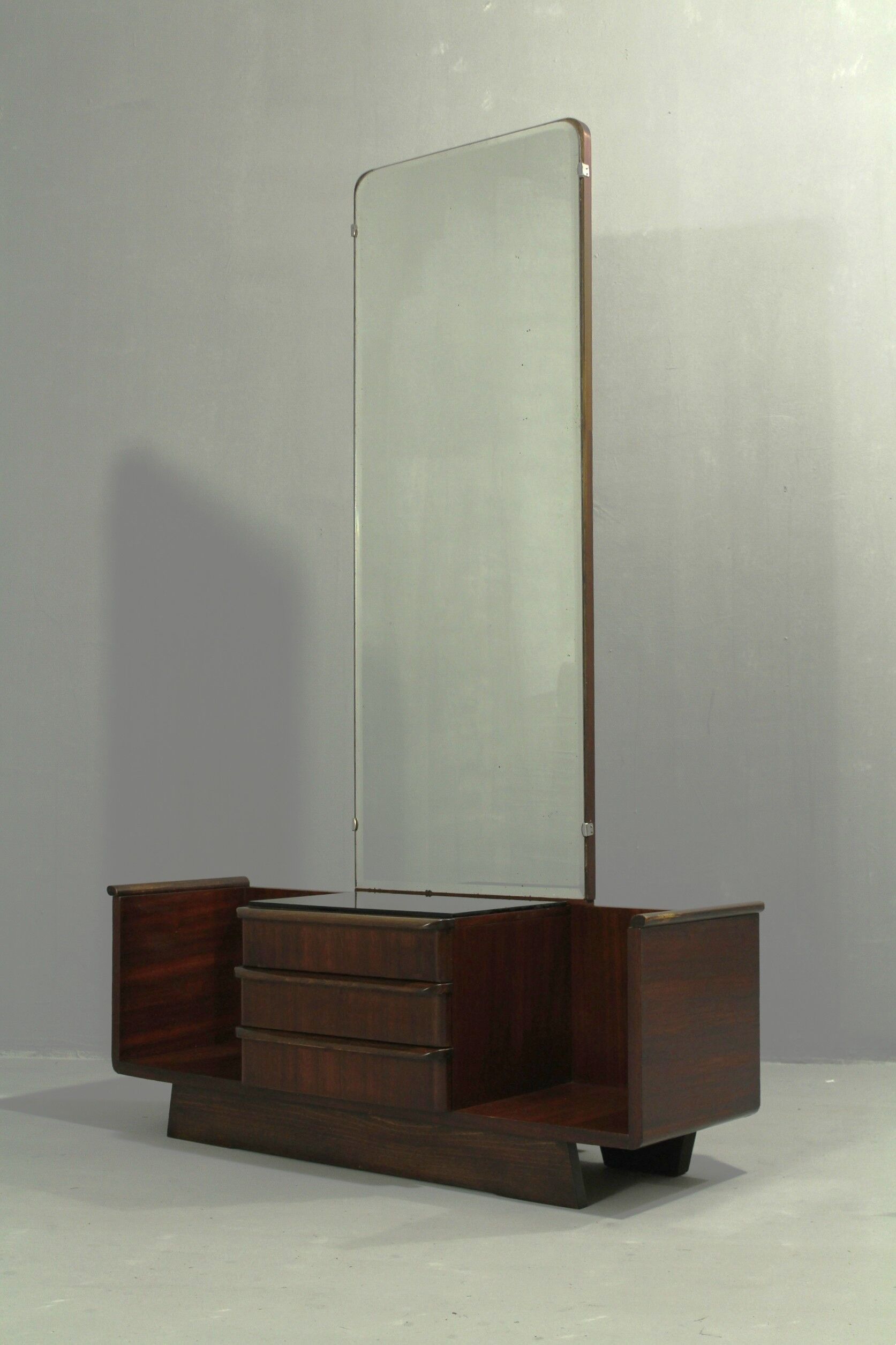 Commode avec miroir, années 1950