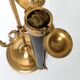 Chandelier with the Fan, the Griffins and the Rooster - Louis XVIII - Gilded brass