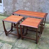 GPlan nesting tables in teak from the 1960s.