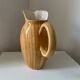 Vallauris Grandjean Jourdan pitcher with wood effect, 1950