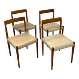4 x vintage chairs by Lübke 1960s