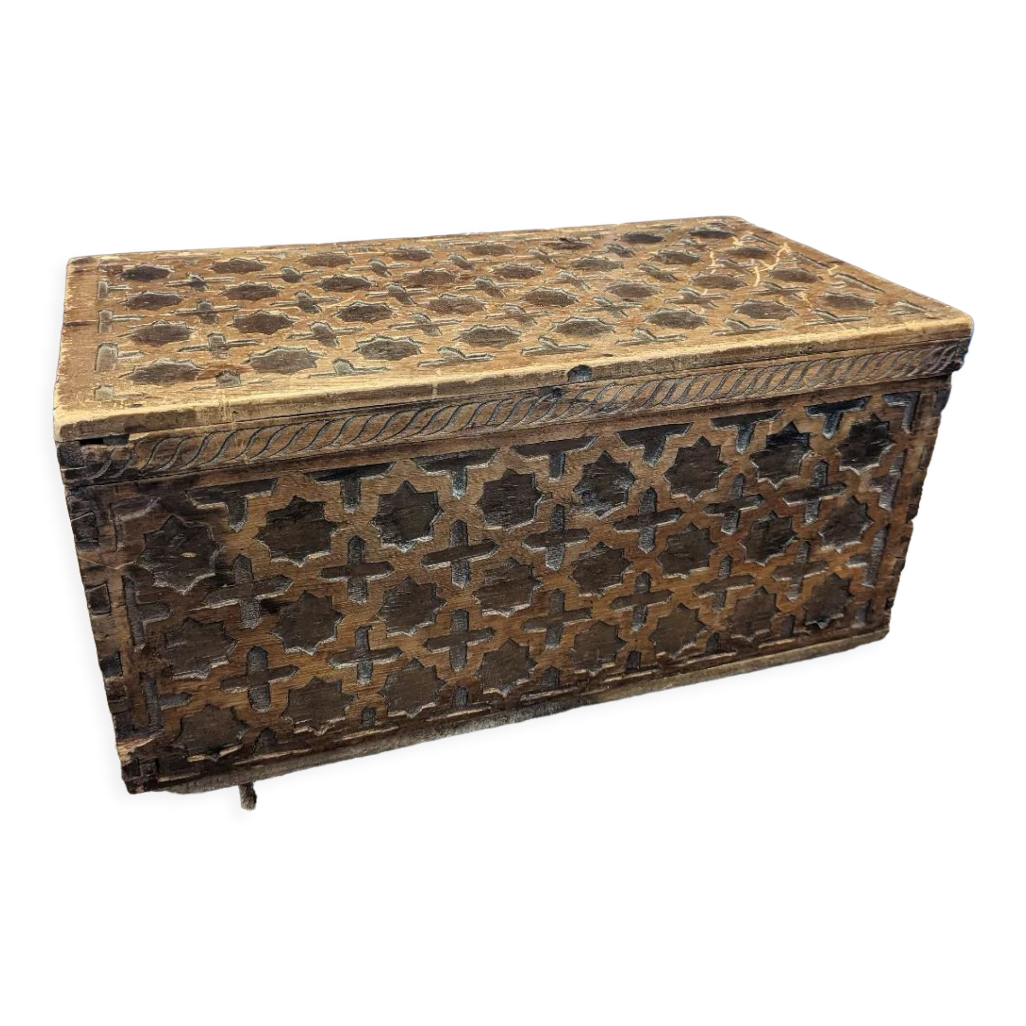 Antique wooden chest