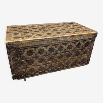 Antique wooden chest