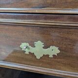 English mahogany secretary chest of drawers