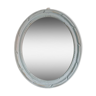 Old oval mirror