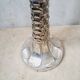Grand bougeoir palmier argente