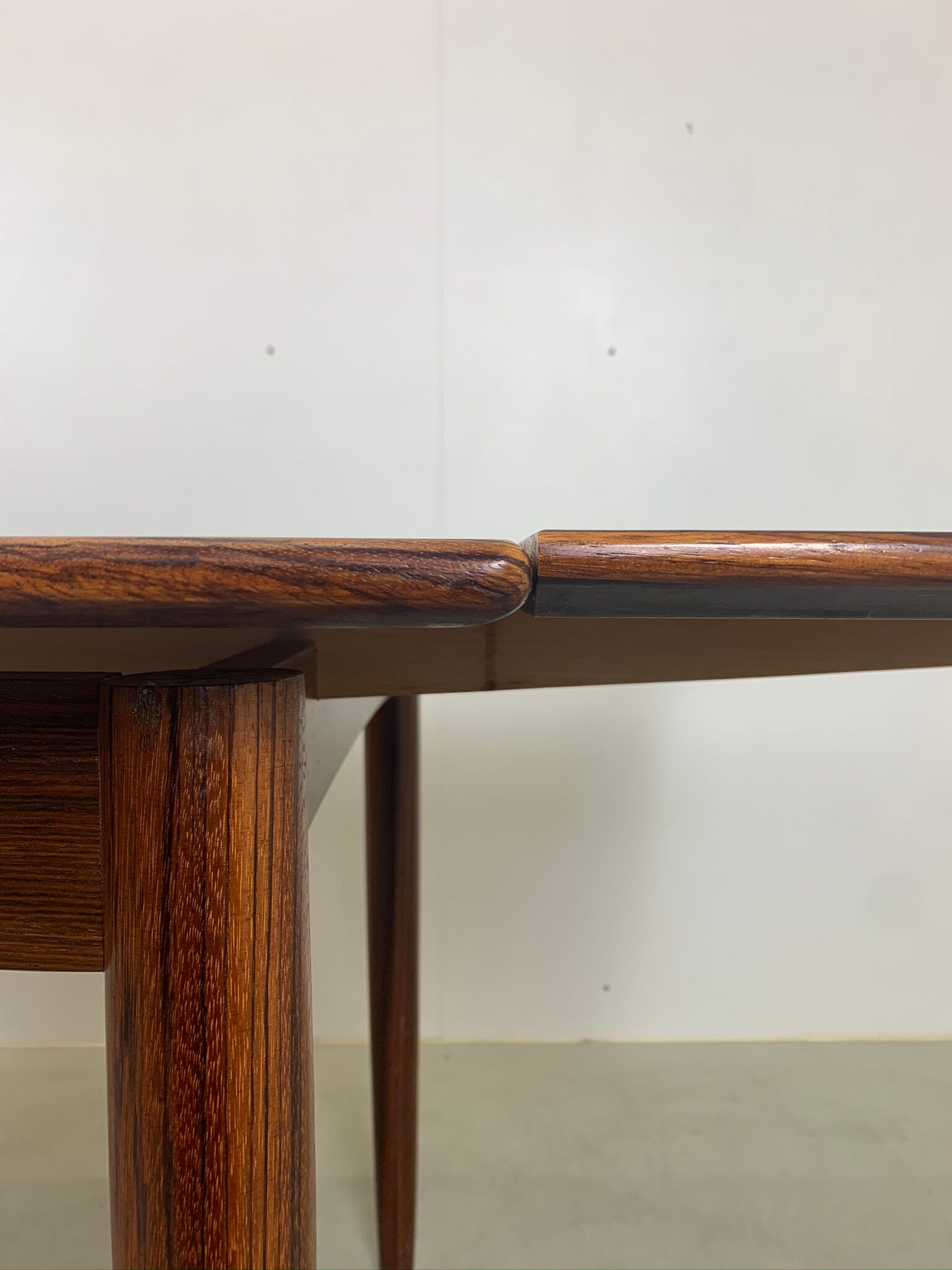 Square dining table in palisander by Lübke, 1960