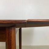 Square dining table in palisander by Lübke, 1960
