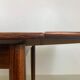 Square dining table in palisander by Lübke, 1960