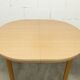 Modernist convertible oval table set and 4 matching chairs 1990