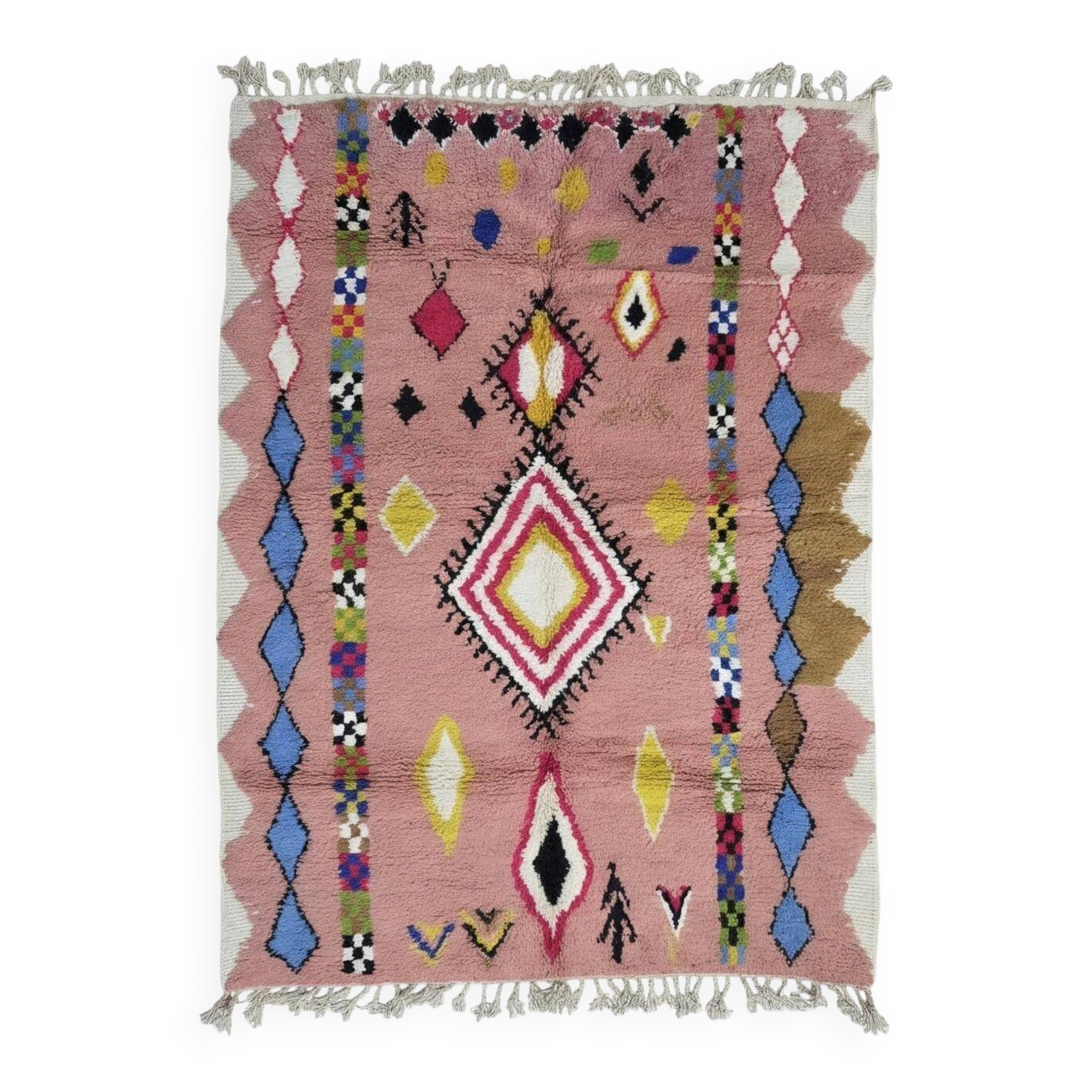 Tapis Berbère Rose - 293 x 210 cm