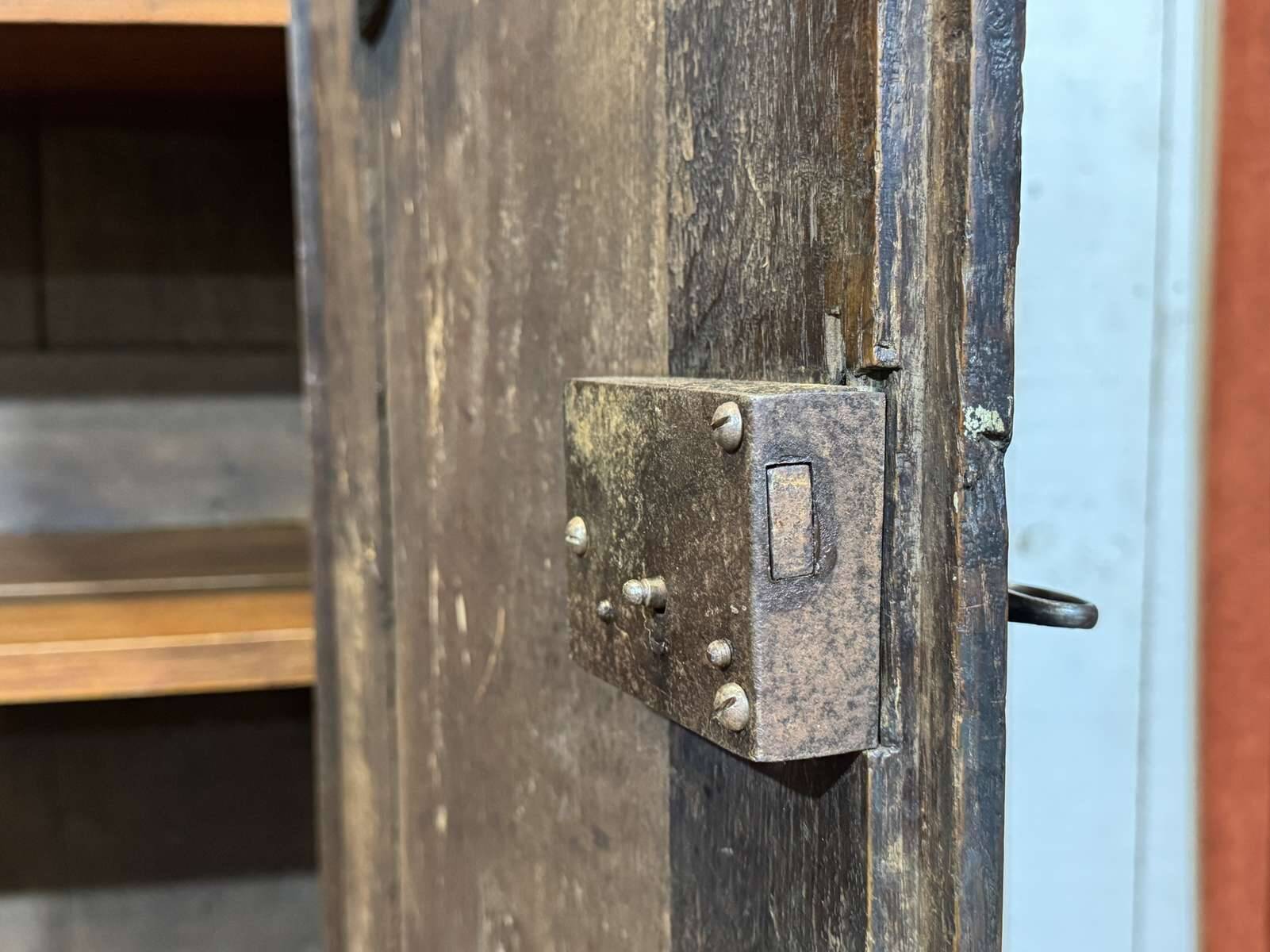 18th-century oak wardrobe