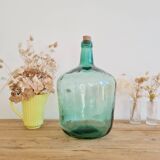 Old blue demijohn
