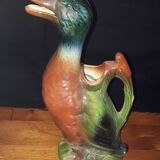Saint Clément Earthenware Pitcher, Carafe, water pot, duck, Calais
