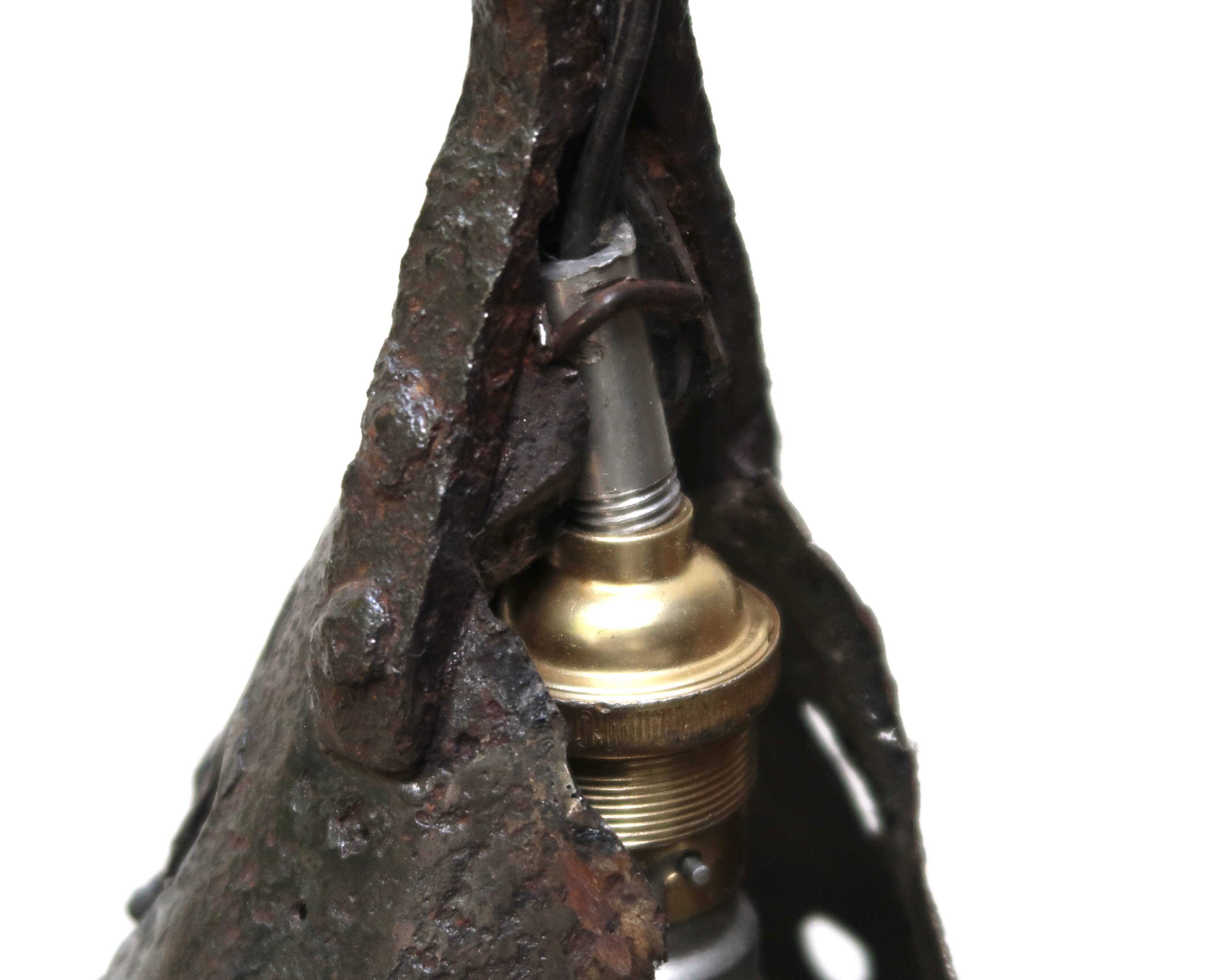 Antique wrought iron lantern pendant light