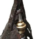 Antique wrought iron lantern pendant light