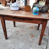 Vintage old farm table
