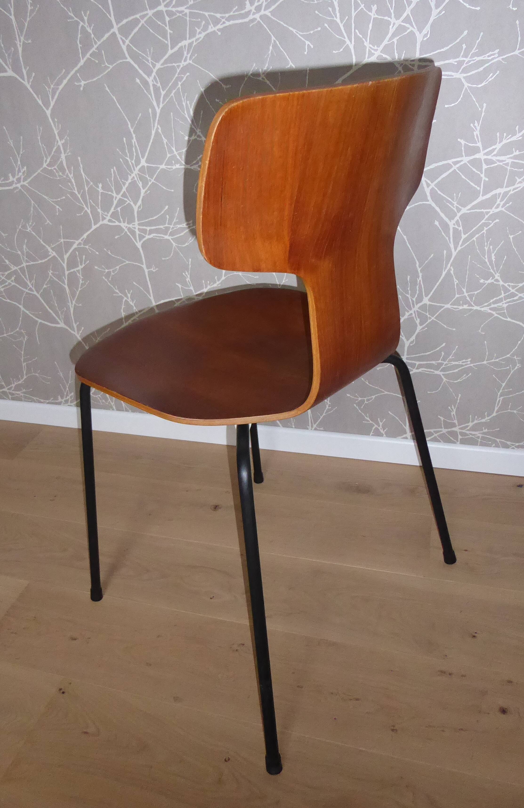 4 Arne Jacobsen's chairs Mod. 3300 1st edition