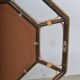 miroir en rotin octogonal