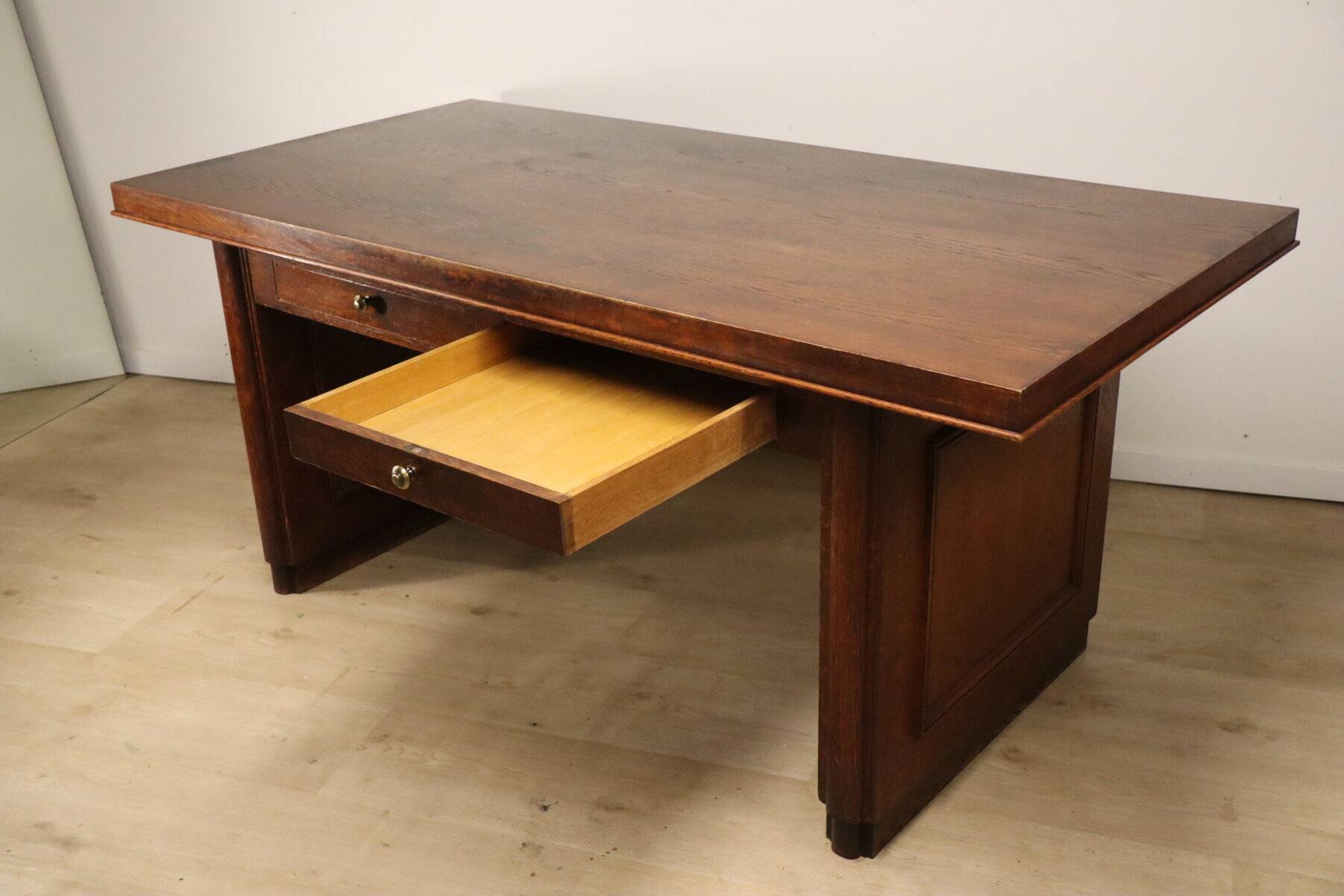 Bureau Moderniste en chêne époque Art Déco, 1940