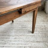 19th century oak farmhouse table 270cm with extensions