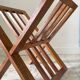Vintage design geometric magazine rack