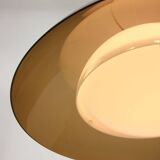 Space Age Brown Ufo Lamp from Guzzini, 1970s