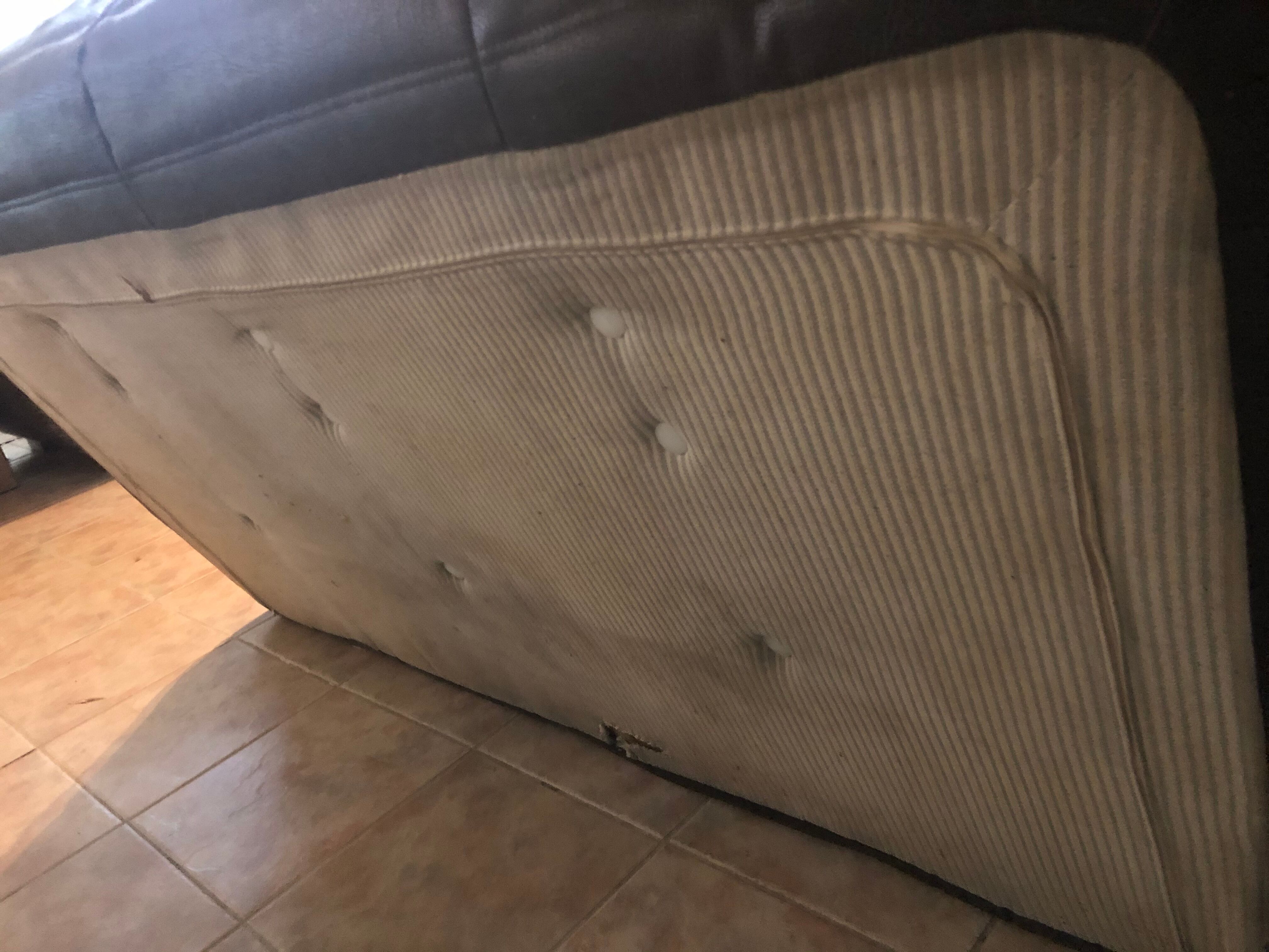 3-seater black leather Togo sofa by Michel Ducaroy for Roset Line