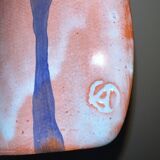 Vallauris ceramic vase signed “A”