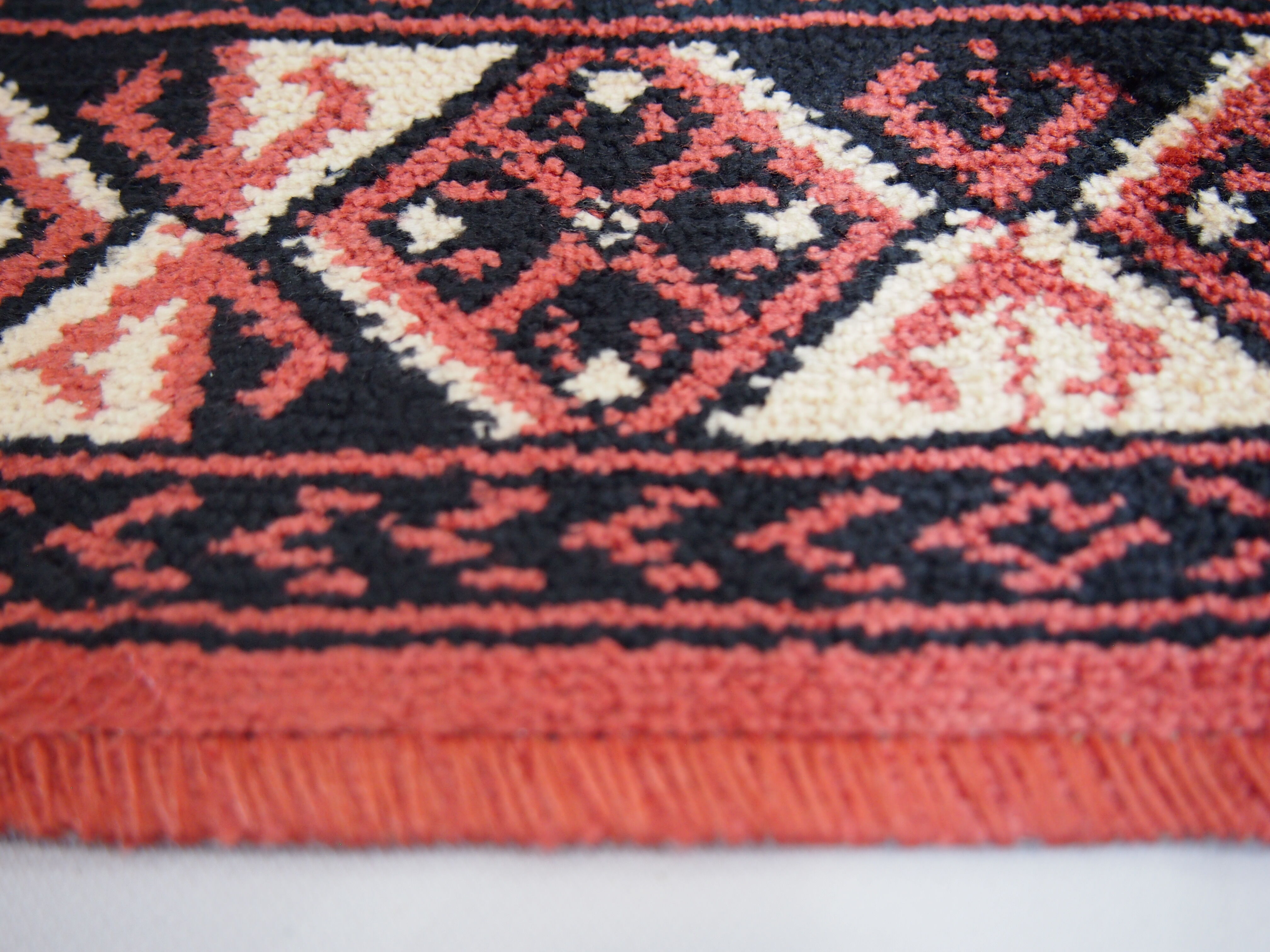 Oushak vintage carpet 34x75cm