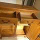 Buffet artisanal  en chêne massif , assemblage traditionnel