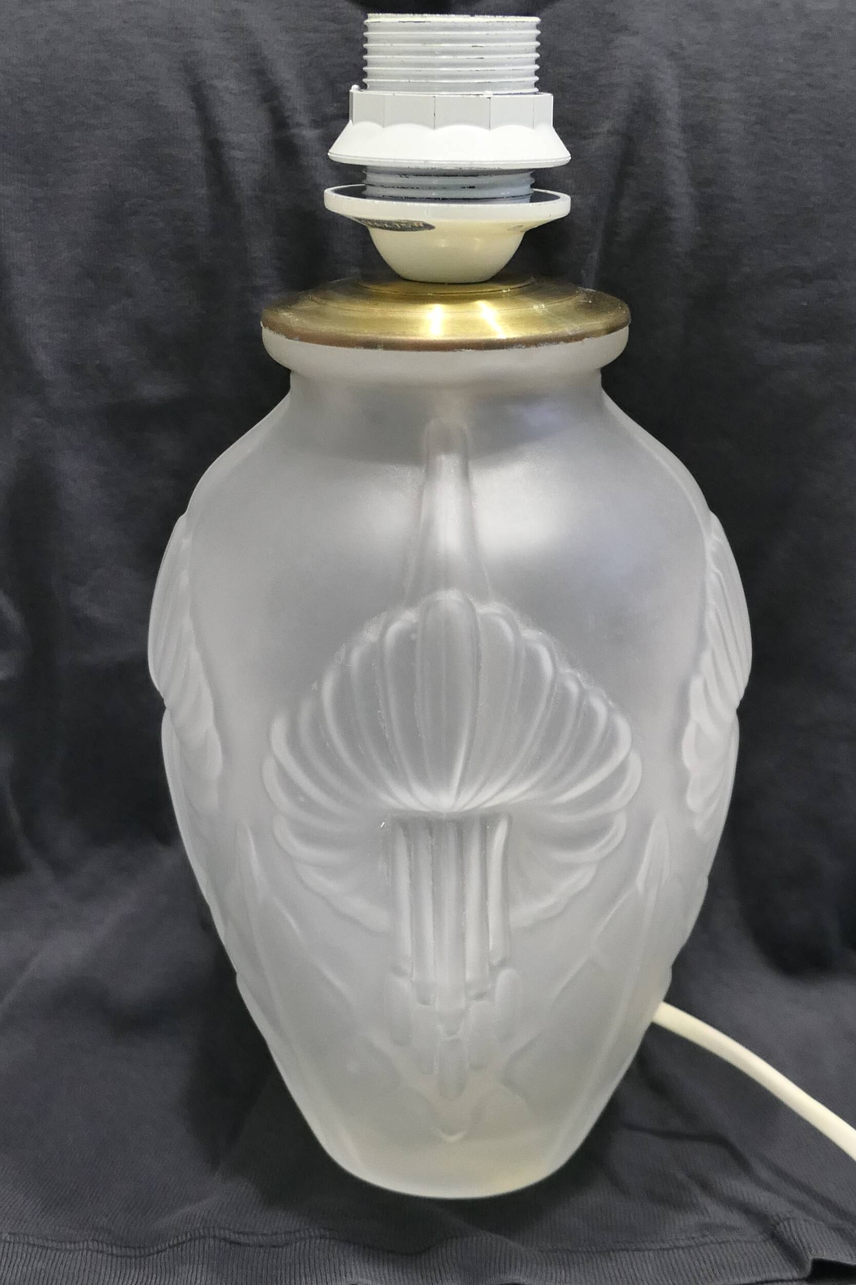 Rare table lamp base Maison Le Dauphin 1960-70
